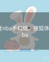 新浪体育nba手机版，搜狐体育手机nba