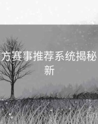 B体育官方赛事推荐系统揭秘 - 实时更新