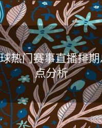 B体育全球热门赛事直播排期总览｜热点分析