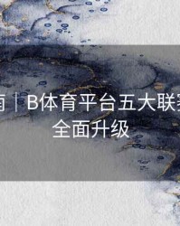 专题指南｜B体育平台五大联赛专题页全面升级