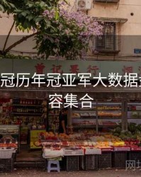 B体育欧冠历年冠亚军大数据盘点｜内容集合