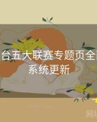 B体育平台五大联赛专题页全面升级 - 系统更新
