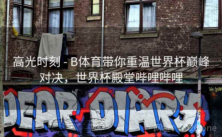 高光时刻 - B体育带你重温世界杯巅峰对决,世界杯殿堂哔哩哔哩 高光时刻 - B体育带你重温世界杯巅峰对决,世界杯殿堂哔哩哔哩