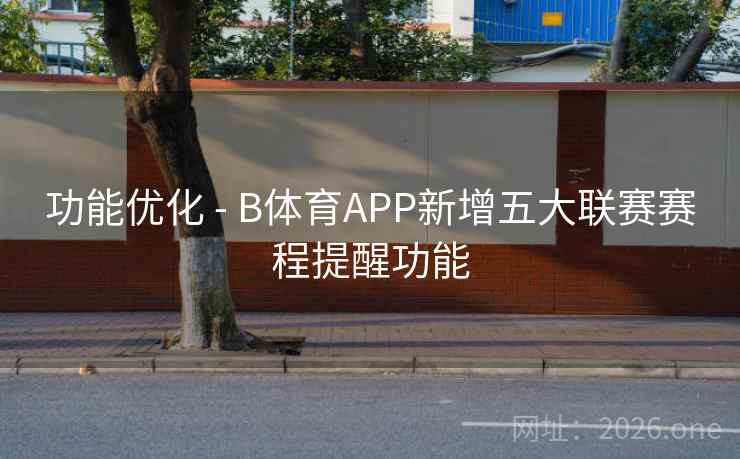 功能优化 - B体育APP新增五大联赛赛程提醒功能 功能优化 - B体育APP新增五大联赛赛程提醒功能