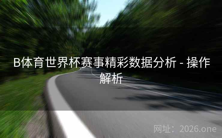 B体育世界杯赛事精彩数据分析 - 操作解析 B体育世界杯赛事精彩数据分析 - 操作解析